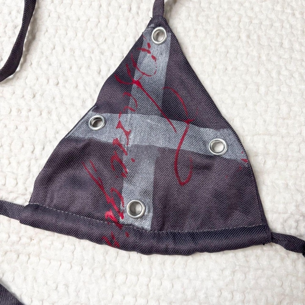 handmade grungy bikini set - Picture 2 of 5